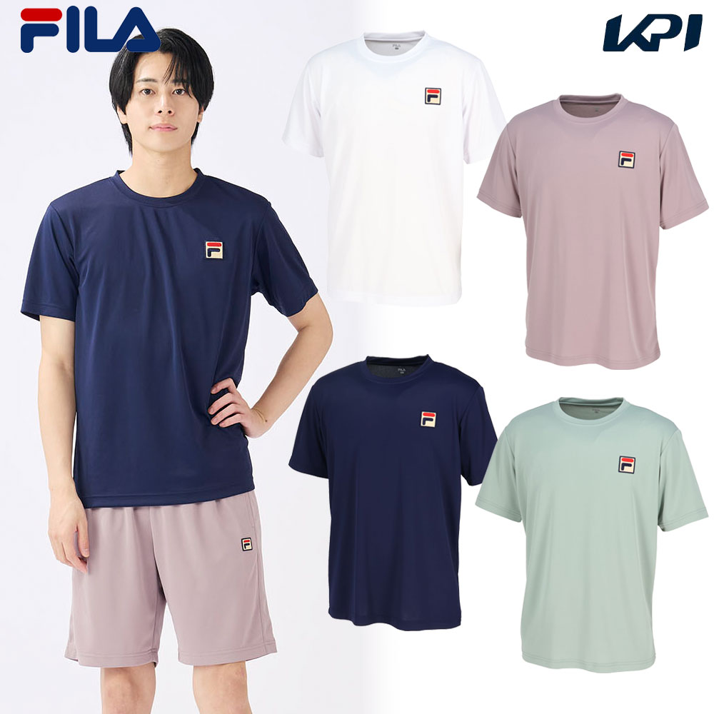 フィラ FILA テニスウェア メンズ   ゲームシャツ EM0077 2025SS｜KPI24