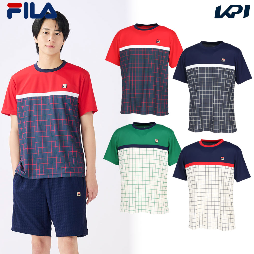 フィラ FILA テニスウェア メンズ   ゲームシャツ EM0083 2025SS