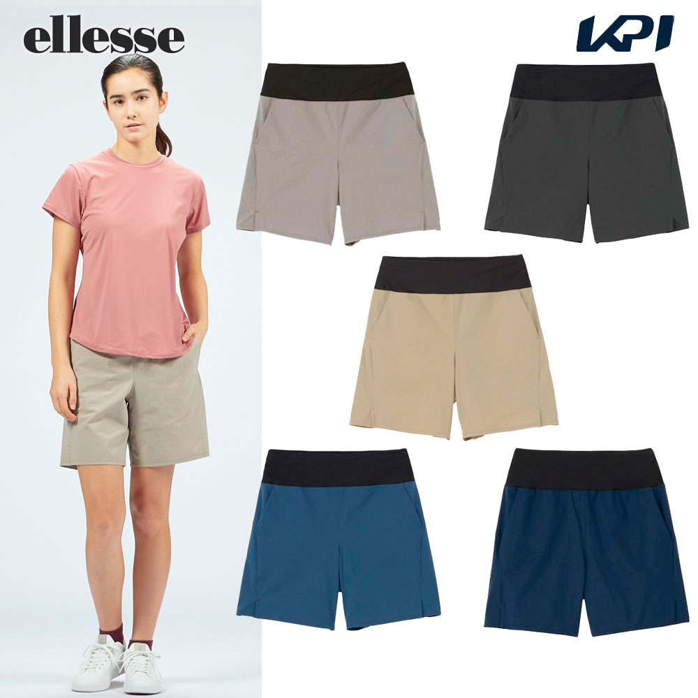 エレッセ Ellesse テニスウェア レディース   ストレッチウーブンショーツ EW223105 2024SS