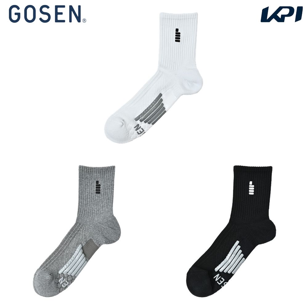 ゴーセン GOSEN テニスアクセサリー レディース   高機能ソックス  先丸  F2501