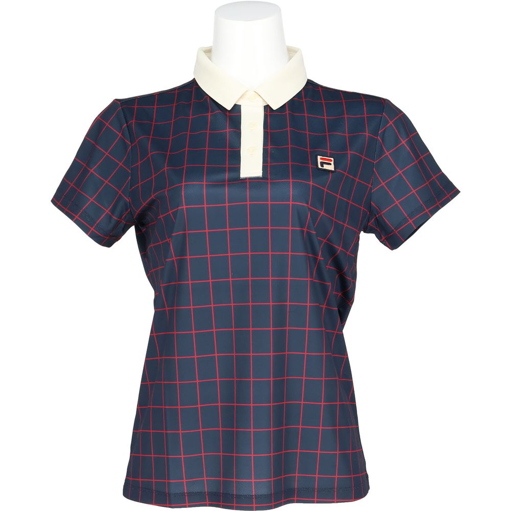 春さん専用FILA レディーステニスウェア チェック柄 ポロシャツ 新作 春さん専用FILA レディーステニスウェア チェック柄 ポロシャツ 新作