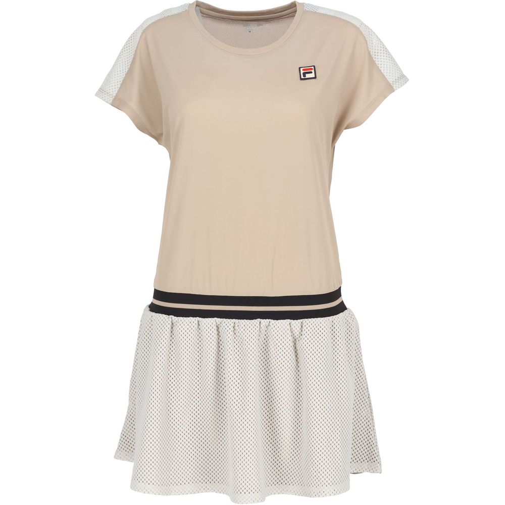 FILA テニスウェア ベージュセット Lサイズ FILA（フィラ） 「最短当日出荷」フィラ テニスウェア レディース