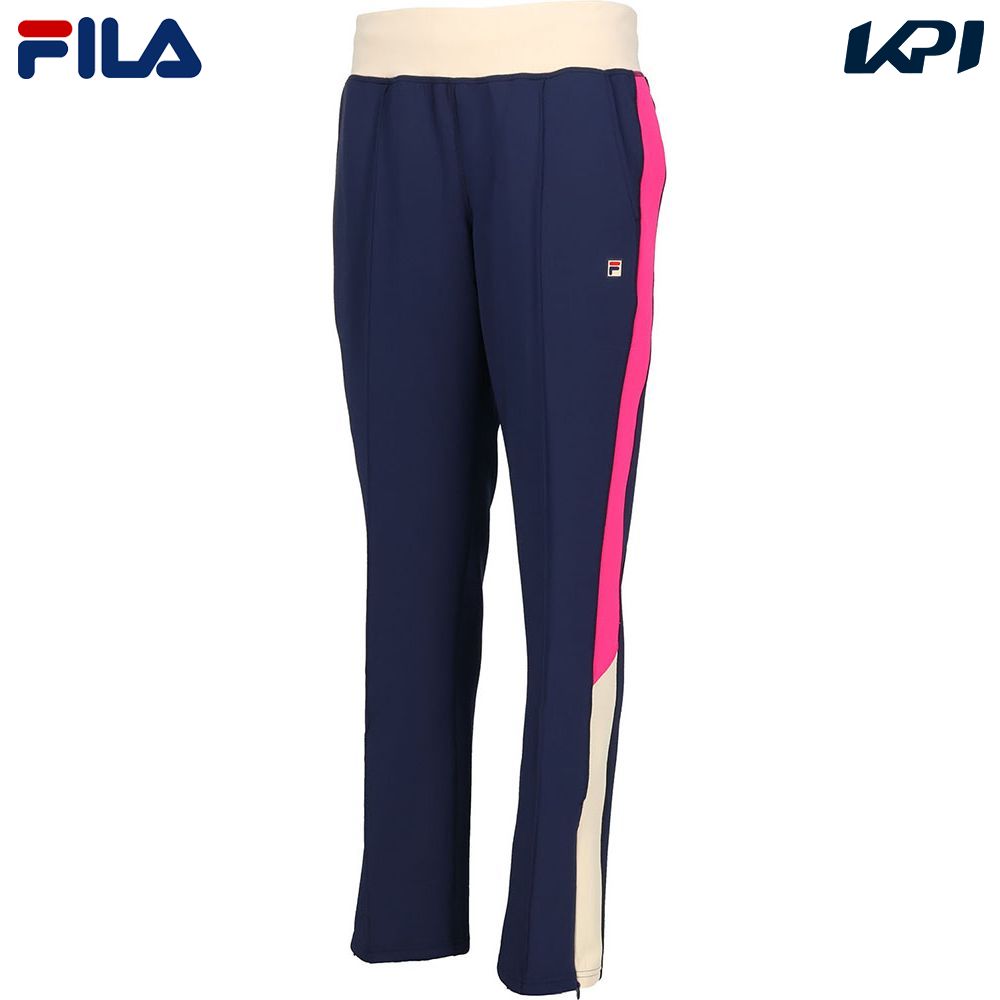 フィラ FILA テニスウェア レディース TRACK PANT トラックパンツ ロングパンツ KPI限定モデル FBM5058 2023FW 『即日出荷』｜kpi24