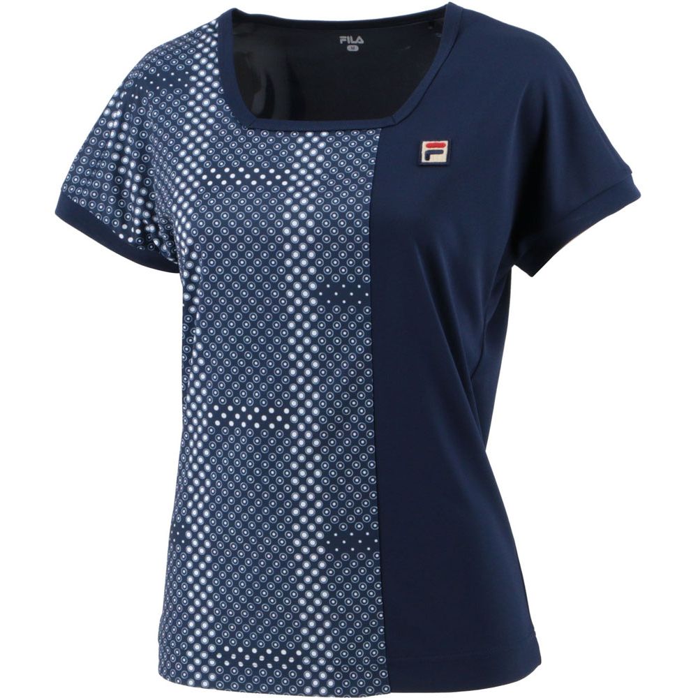 FILA フリル付きテニスウェア Lサイズ フィラ FILA テニスウェア レディース ゲームシャツ VL2847