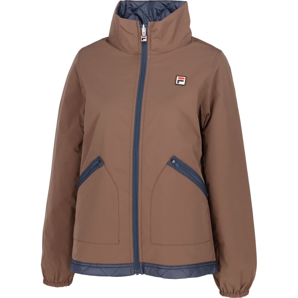 フィラ FILA テニスウェア レディース リバーシブルトラックジャケット VL2744 2023FW｜kpi24｜02