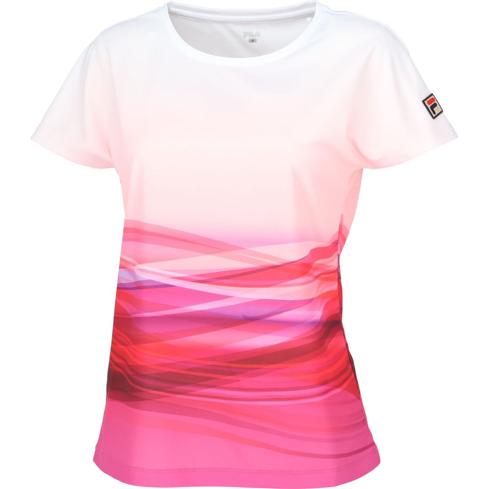 FILA（フィラ） テニスウェア レディース ゲームシャツ VL2832 2024SS