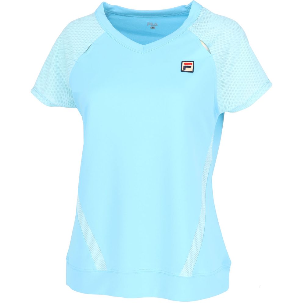 フィラテニスウエア 2024年秋TシャツL FILA（フィラ） テニスウェア レディース ゲームシャツ VL2834 2024SS