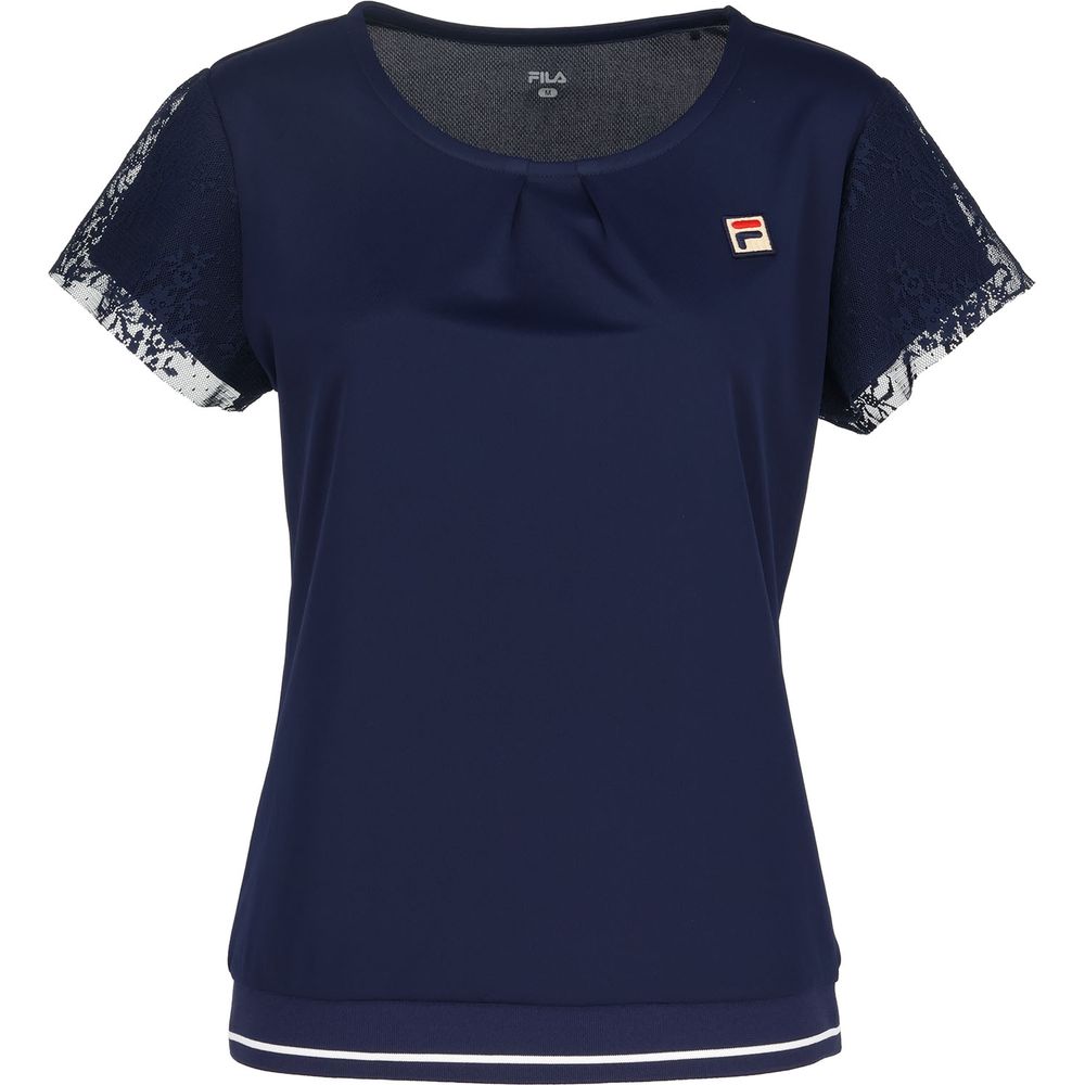 FILA（フィラ） テニスウェア レディース ゲームシャツ VL2839 2024SS