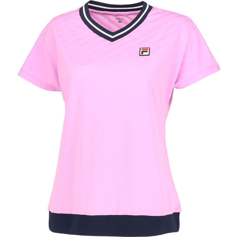 FILA（フィラ） テニスウェア レディース ゲームシャツ VL2864 2024SS
