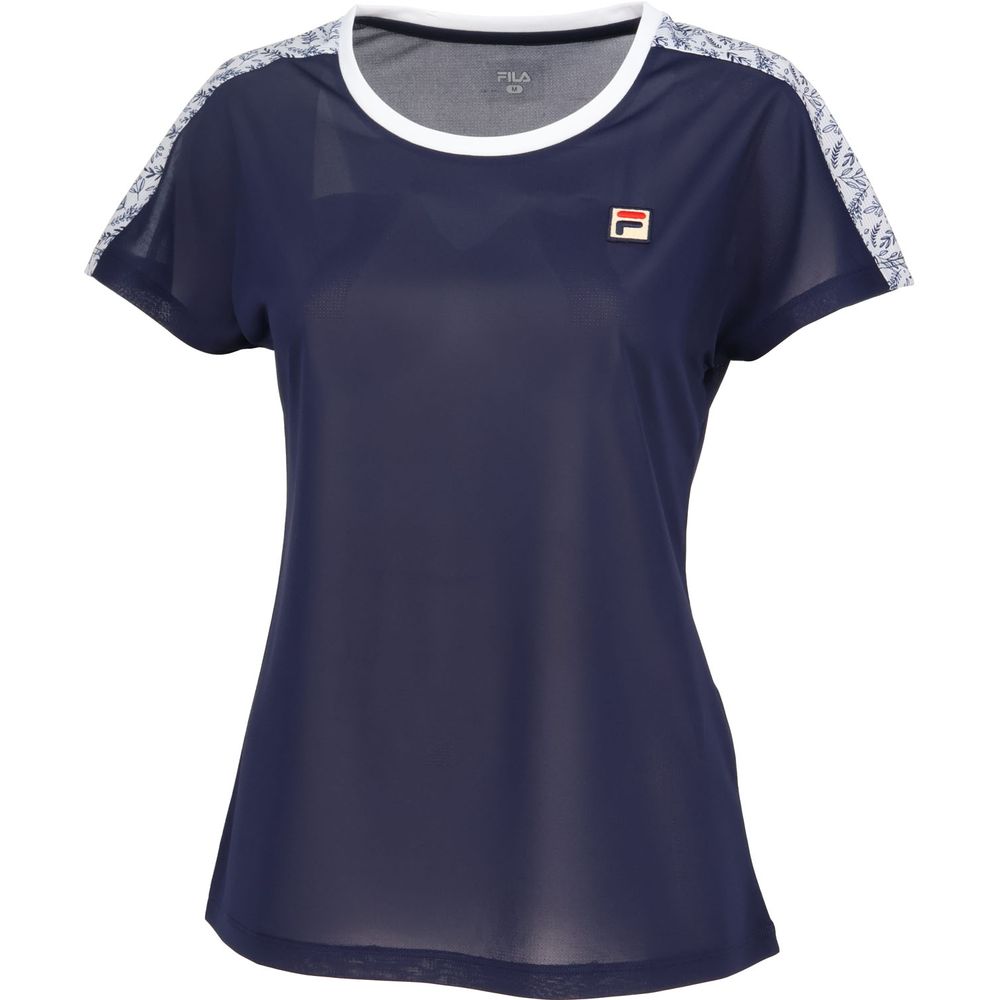 FILA - FILA テニスウェア FILA フィラ テニスウェア レディース ゲームシャツ VL2872