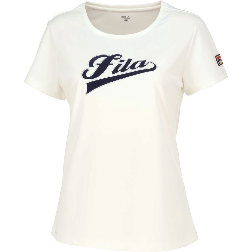FILA（フィラ） テニスウェア レディース アップリケTシャツ VL2973