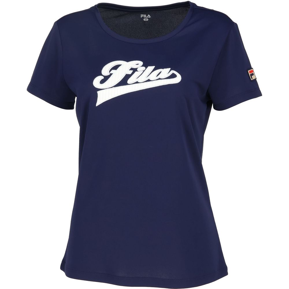 FILA（フィラ） テニスウェア レディース アップリケTシャツ VL2973