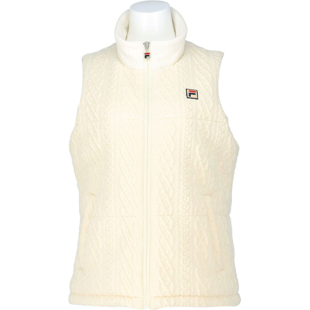 FILA VL2977 ホワイト XL ベスト FILA（フィラ） テニスウェア レディース ベスト VL2977 2024FW