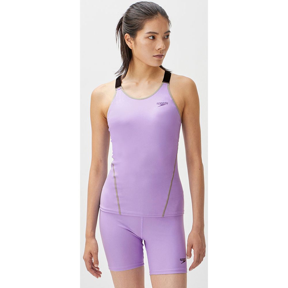 【新品】SpeedoスピードSFW72310色 : Nティール サイズ : Ｌ 公式・アウトレット】アクティブアクロストップエコ（レディース