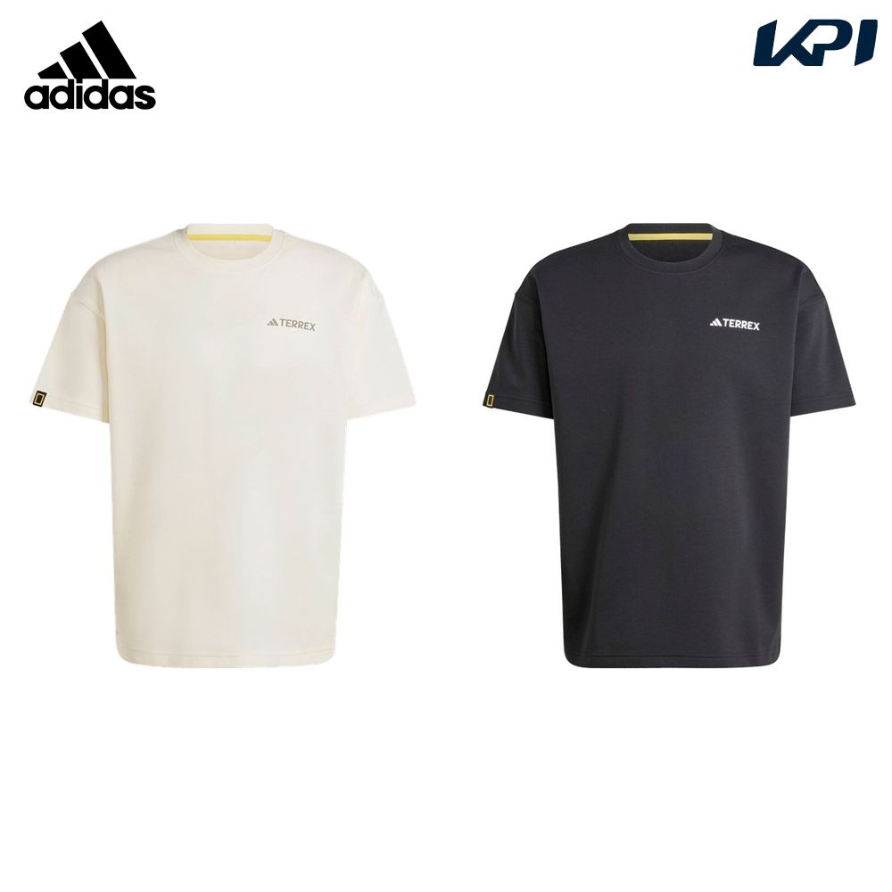 アディダス adidas アウトドアウェア ユニセックス   ナショナル ジオグラフィック グラフィックス半袖Tシャツ JOP99 2024FW