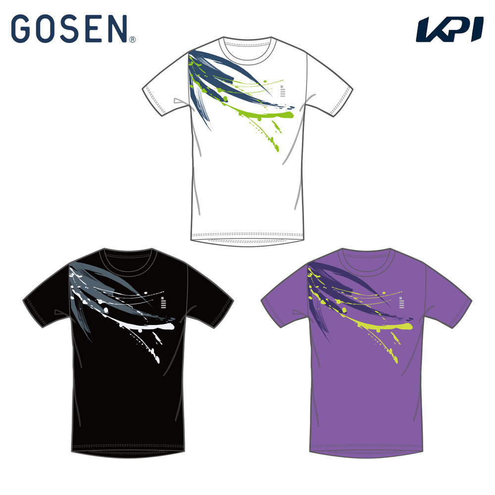 ゴーセン GOSEN テニスウェア ユニセックス   春昇華Tシャツ A JPT51 2025SS 3月下旬発売予定※予約