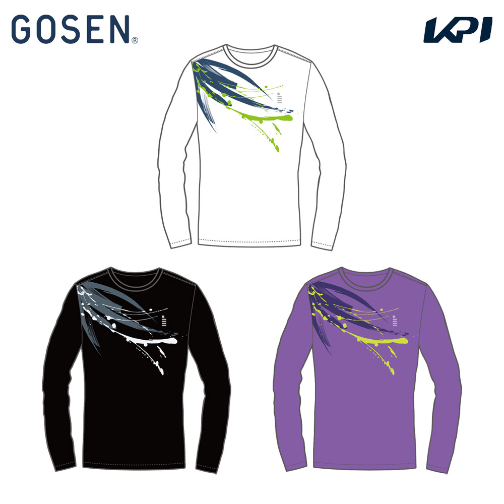 ゴーセン GOSEN テニスウェア ユニセックス 2025春企画 昇華ロングスリーブシャツ A JPT53 2025SS 3月下旬発売予定※予約