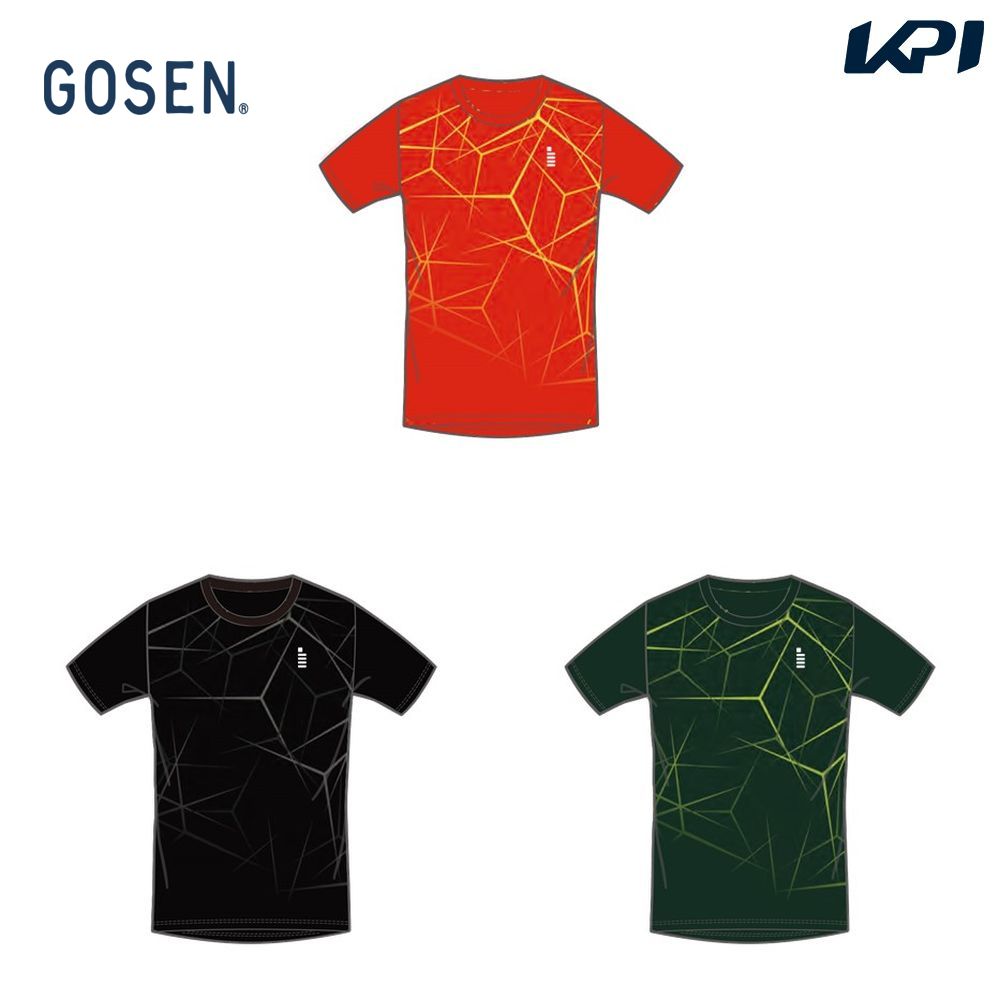 ゴーセン GOSEN テニスウェア ユニセックス   2025秋企画 昇華Tシャツ B JPT58 2025FW