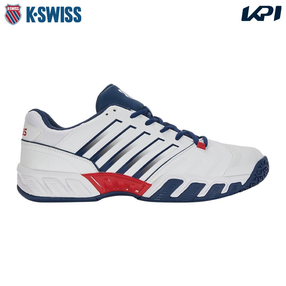 K・SWISS ケイ・スイス テニスシューズ メンズ Bigshot Light ビッグショットライト 4 オムニ・クレーコート用 KS07010136WB ケースイス K-SWISS 『即日出荷』