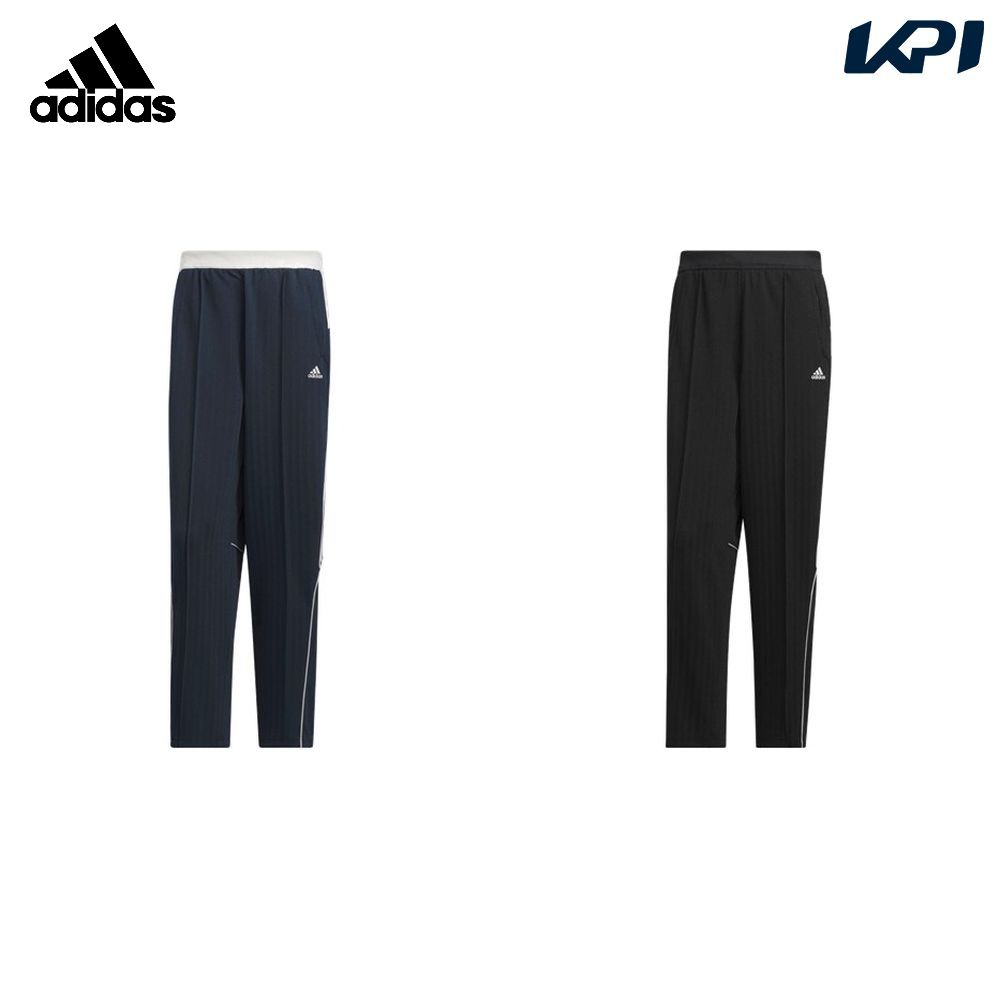 アディダス adidas マルチSPウェア    ジャカードニット オープンヘムトラックパンツ ジェンダーニュートラル  KWX90 2024FW