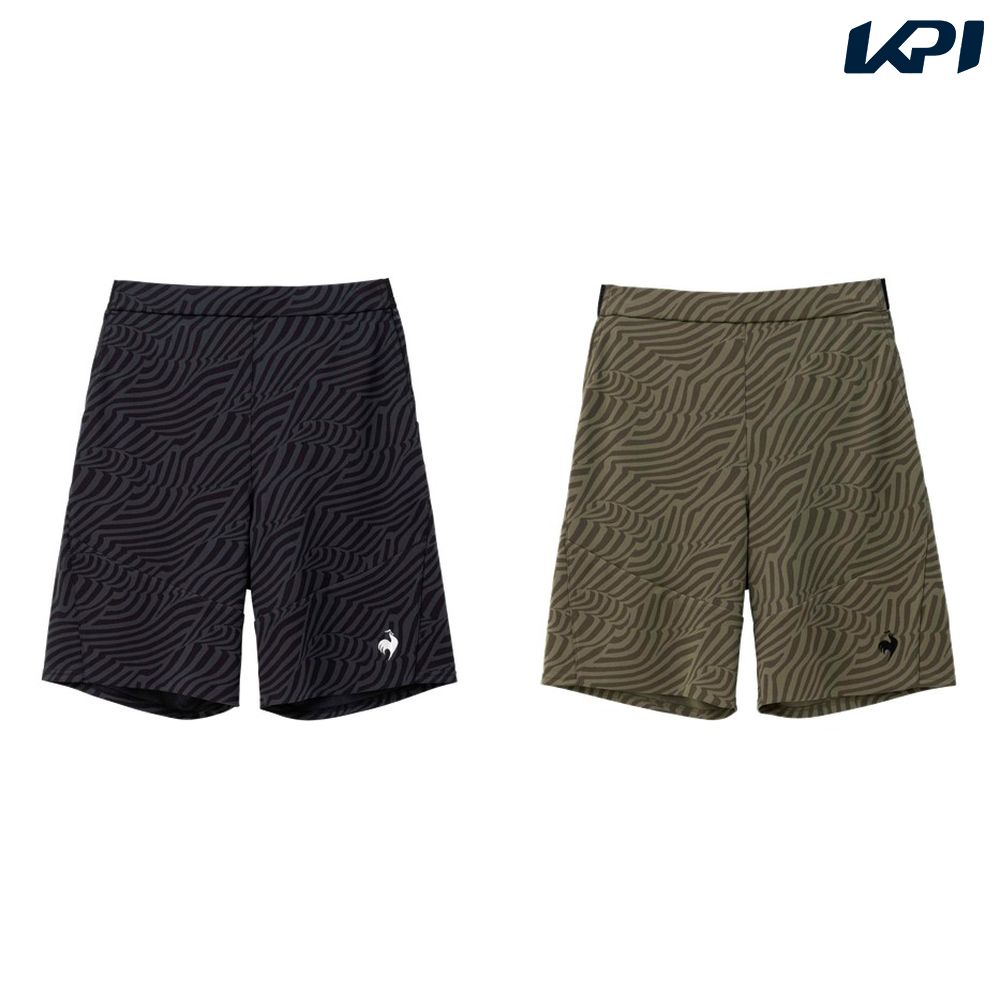 ルコック le coq sportif テニスウェア メンズ   ジャガードハーフパンツ LN4FHP20M 2024FW