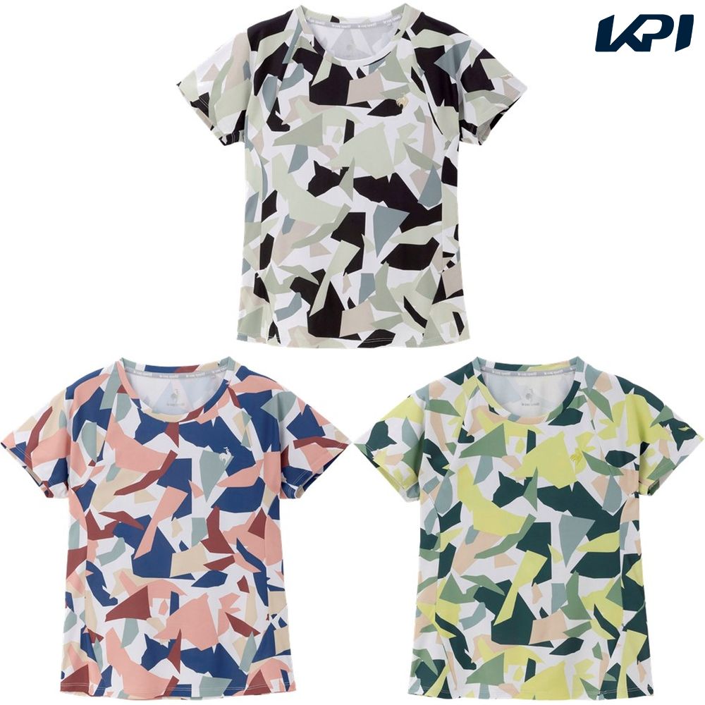ルコック le coq sportif テニスウェア レディース   Aile forme グラフィックゲームシャツ LN4FHT10L 2024FW