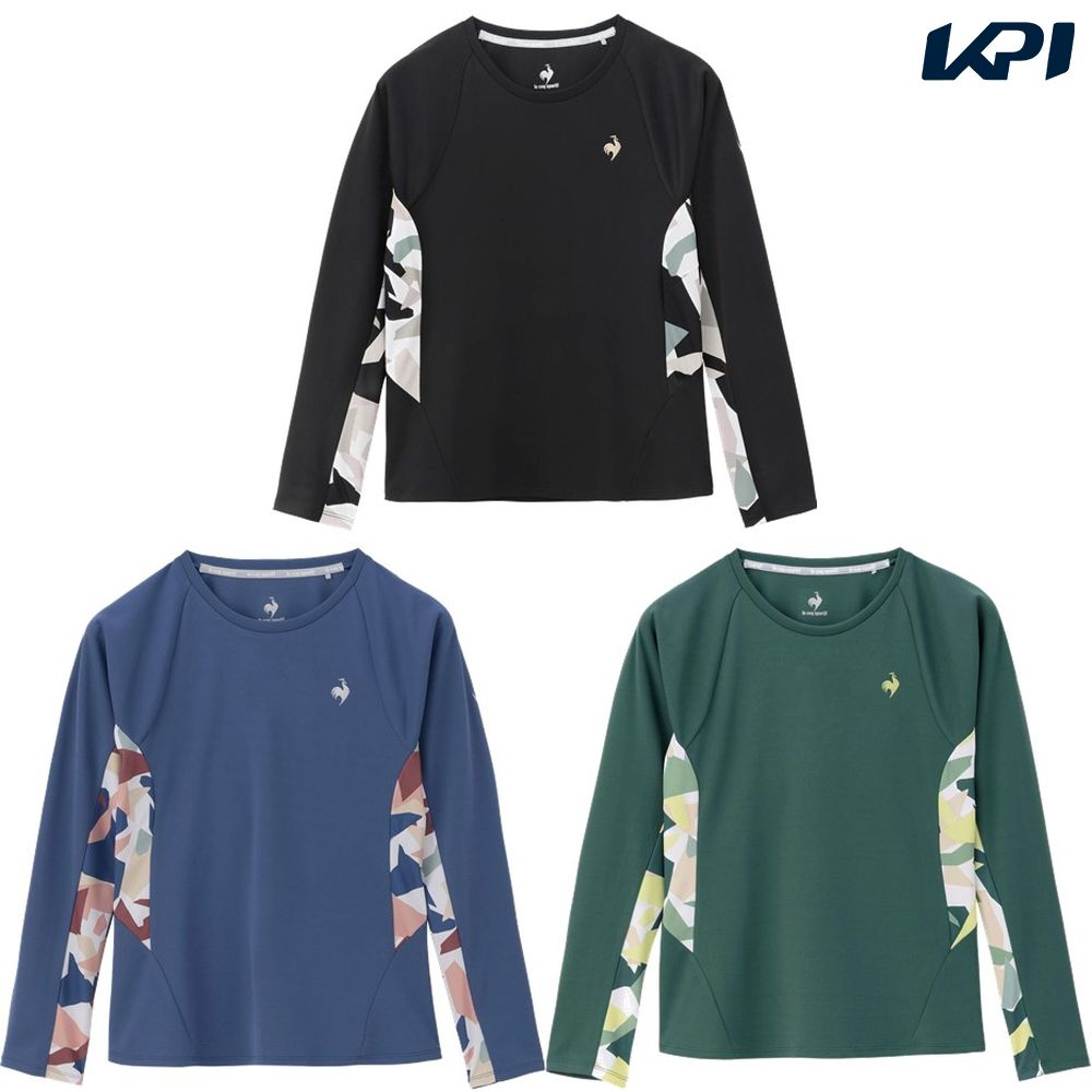 ルコック le coq sportif テニスウェア レディース   Aile forme グラフィック長袖ゲームシャツ LN4FLT10L 2024FW