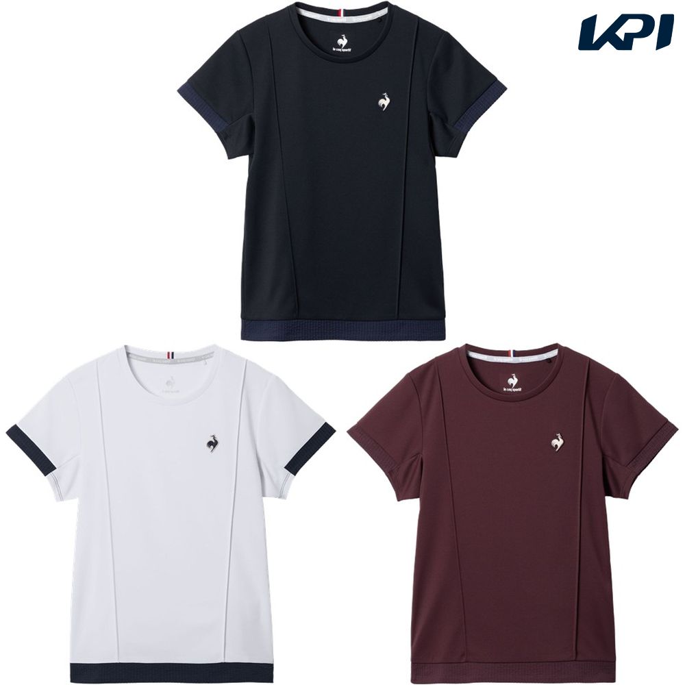 「最短当日出荷」ルコック le coq sportif テニスウェア レディース   半袖ゲームシャツ LN5FHT21L 2025FW