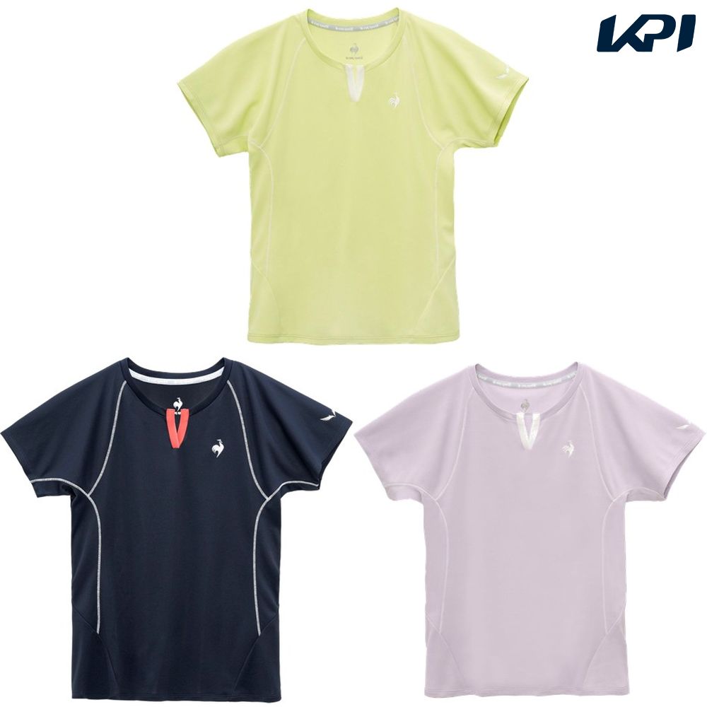 ルコック le coq sportif テニスウェア レディース   Aile forme ゲームシャツ LN5SHT01L 2025SS