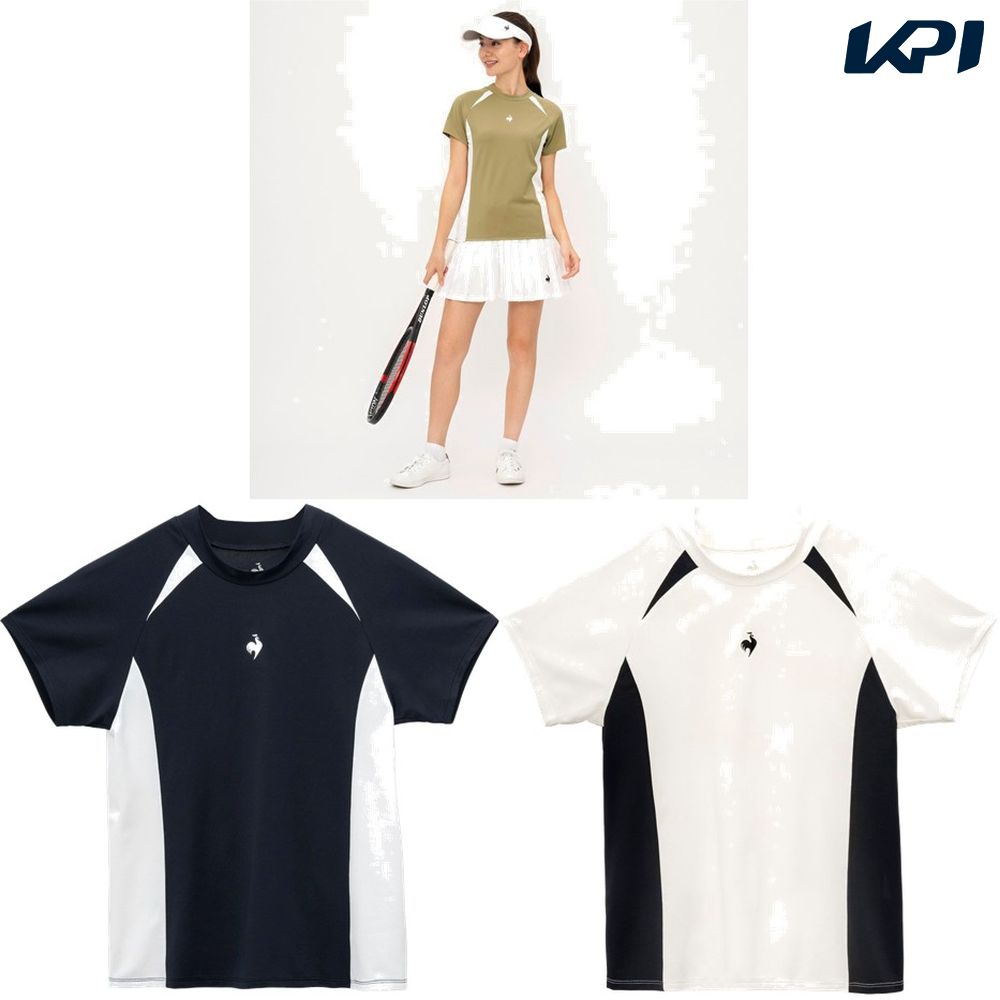 ルコック le coq sportif テニスウェア レディース   モックネックゲームシャツ LN5SHT51L 2025SS
