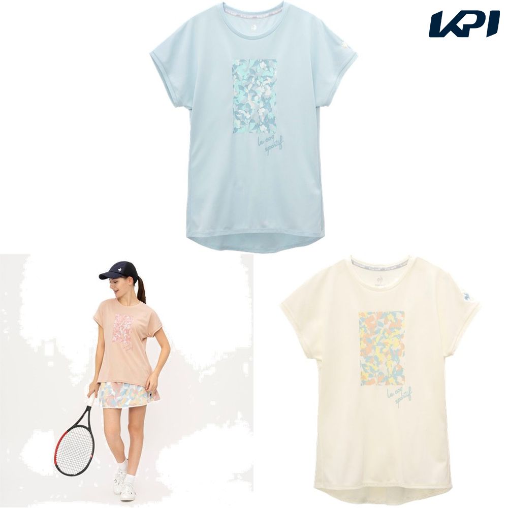 ルコック le coq sportif テニスウェア レディース   汗染み軽減プラクティスシャツ LN5SHT52L 2025SS