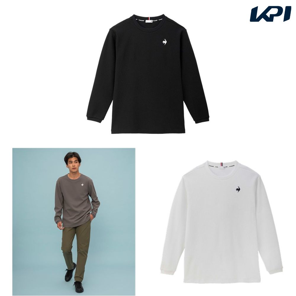 ルコック le coq sportif 健康・ボディケアウェア メンズ   ヘランカワッフル長袖Ｔシャツ LT4FLT00M 2024FW