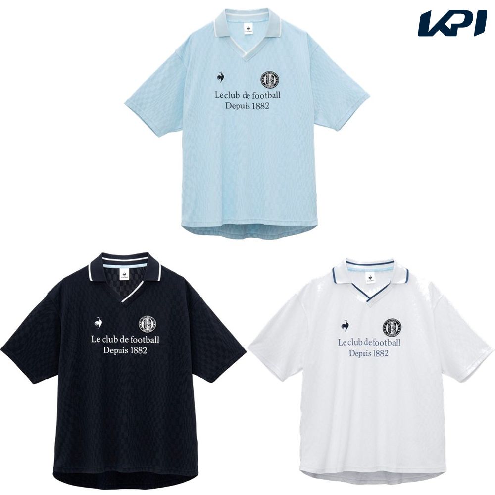 ルコック le coq sportif フィットネスウェア メンズ   ジャガードシャツ LT5SHS44M 2025SS
