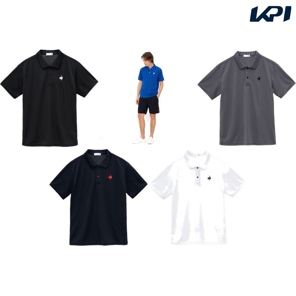 ルコック le coq sportif フィットネスウェア メンズ   エコペットポロシャツ LT5SHSZ1M 2025SS