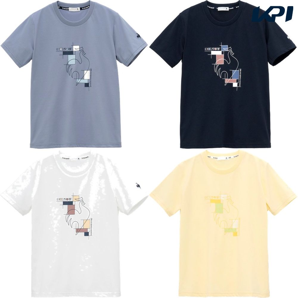 ルコック le coq sportif テニスウェア レディース   ヘランカサンスクリーン半袖Tシャツ LT5SHT01L 2025SS