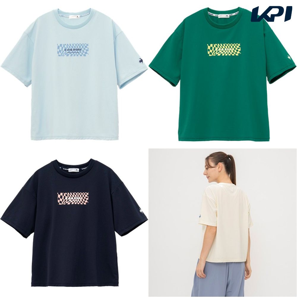 ルコック le coq sportif フィットネスウェア レディース   接触冷感ボックスＴシャツ LT5SHT03L 2025SS