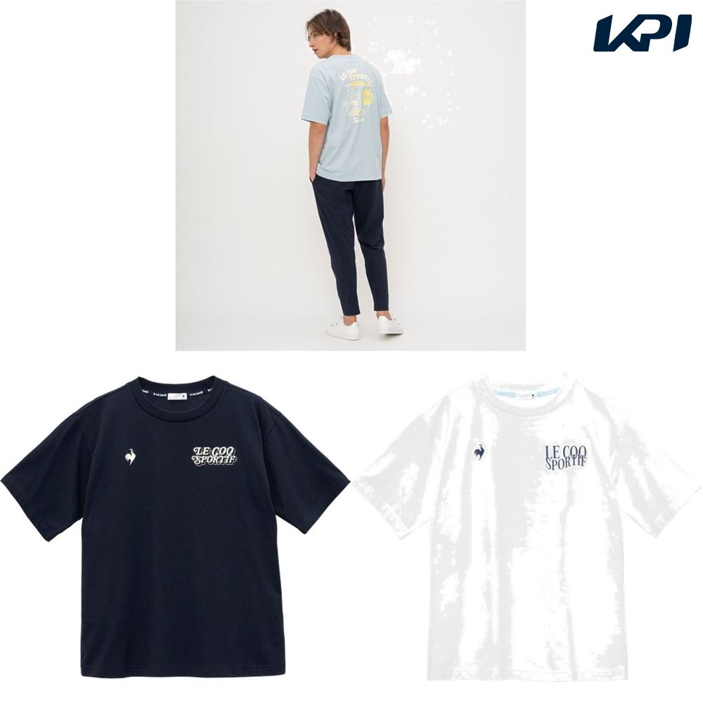 ルコック le coq sportif フィットネスウェア メンズ   ルースターグラフィック半袖Ｔシャツ LT5SHT10M 2025SS