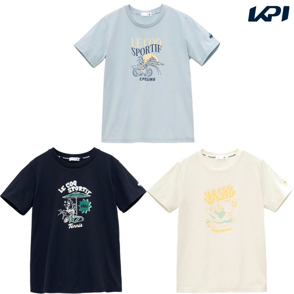 ルコック le coq sportif フィットネスウェア レディース   ルースターグラフィック半袖Ｔシャツ LT5SHT12L 2025SS