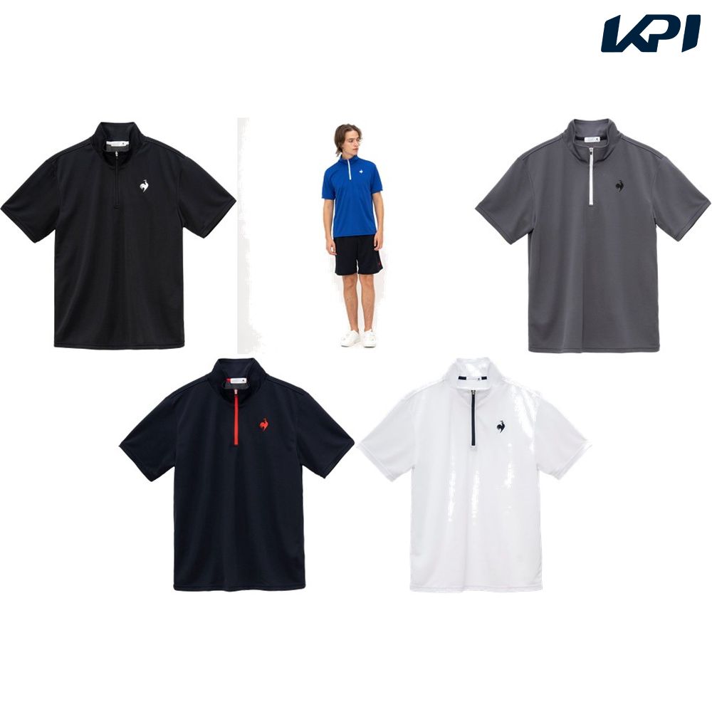 ルコック le coq sportif フィットネスウェア メンズ   エコペットハーフジップシャツ LT5SHTZ2M 2025SS