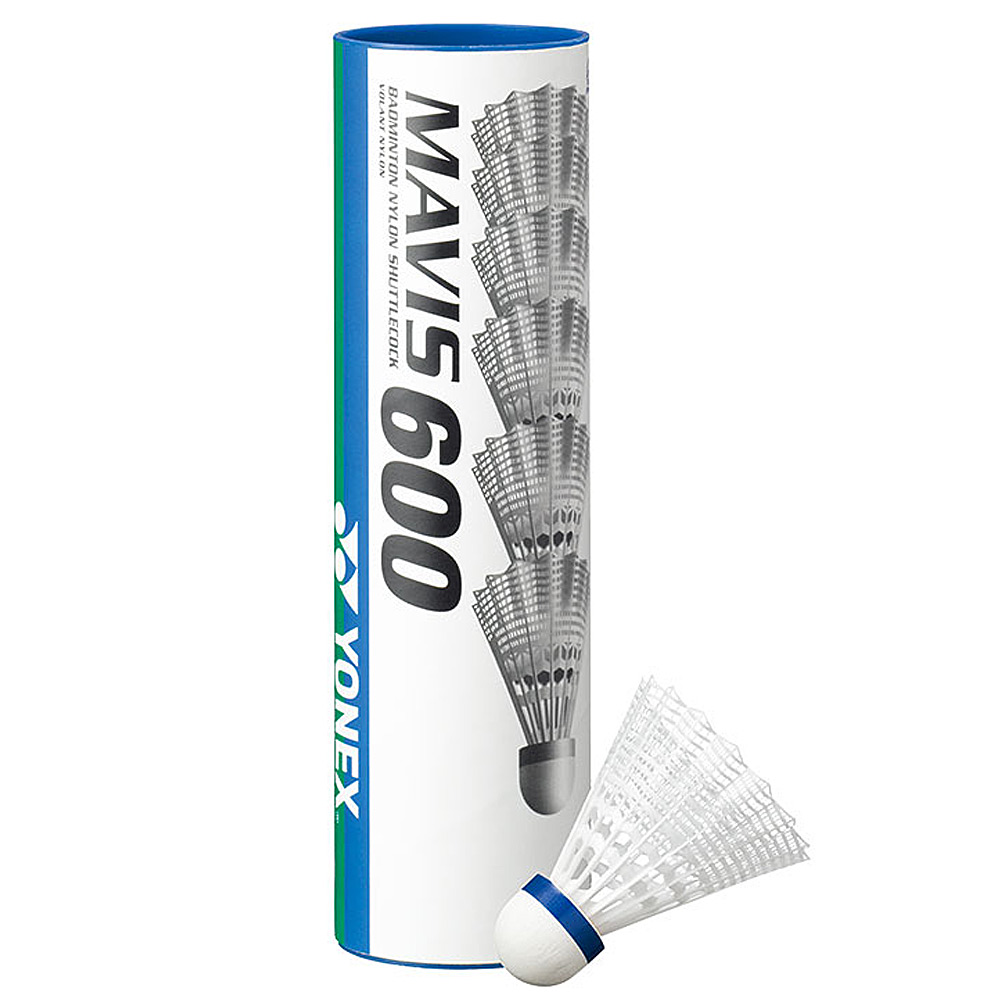 「1本単位・バラ売り」YONEX ヨネックス 「メイビス600P M-600P MIDDLE 6個入 1本」ナイロンシャトルコック バドミントン｜kpi24