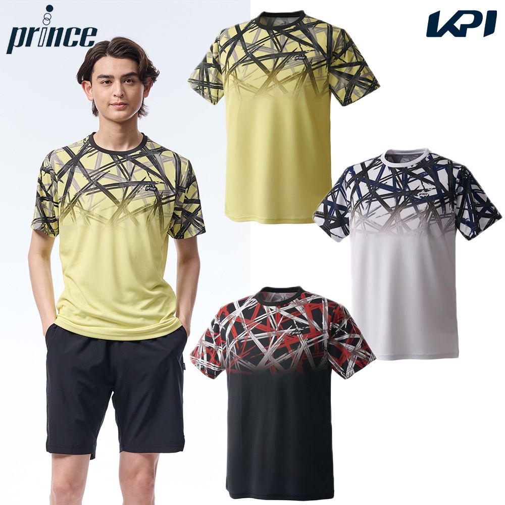 プリンス Prince テニスウェア メンズ   ゲームシャツ MF5022 2025FW