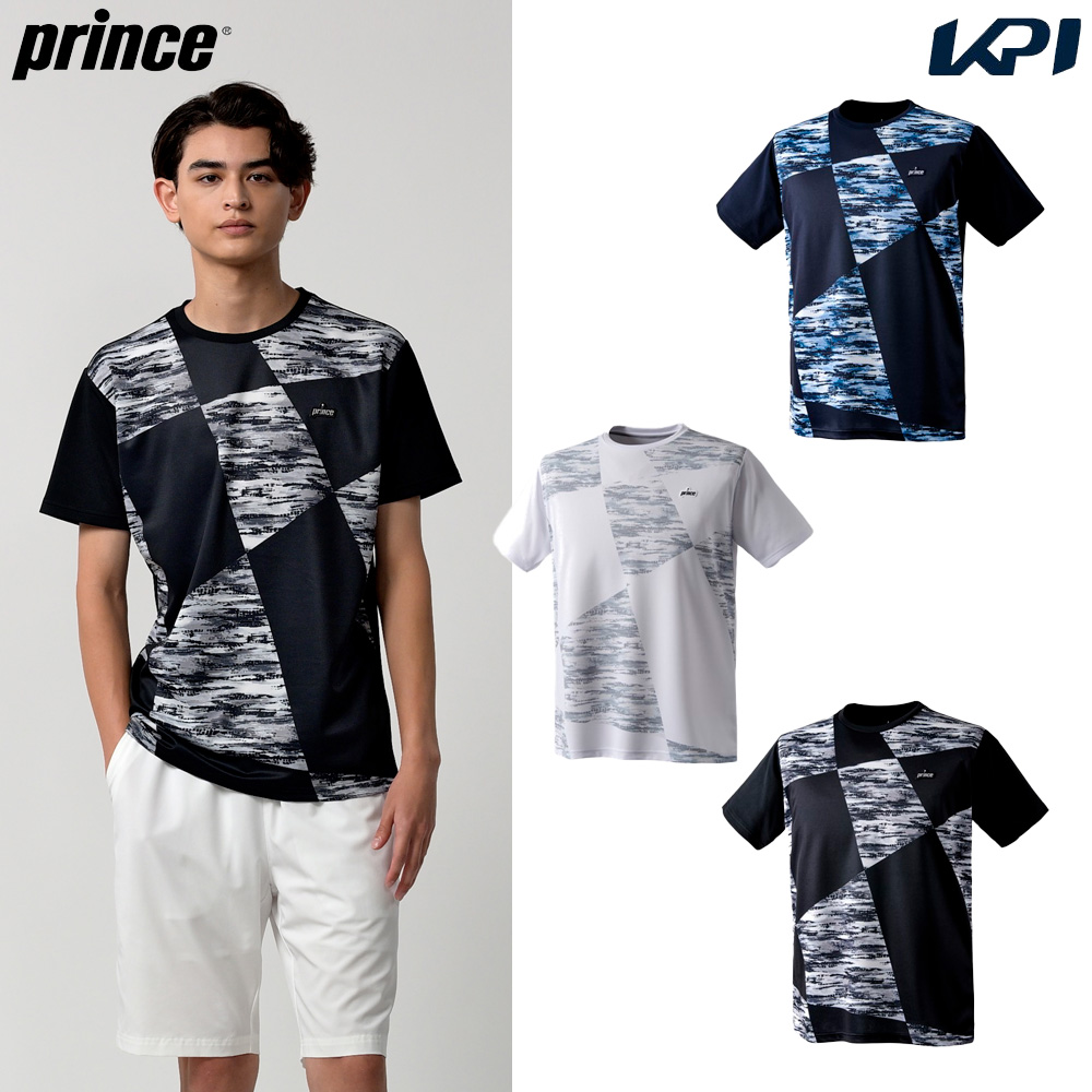 プリンス Prince テニスウェア メンズ   ゲームシャツ MS4006 2024SS