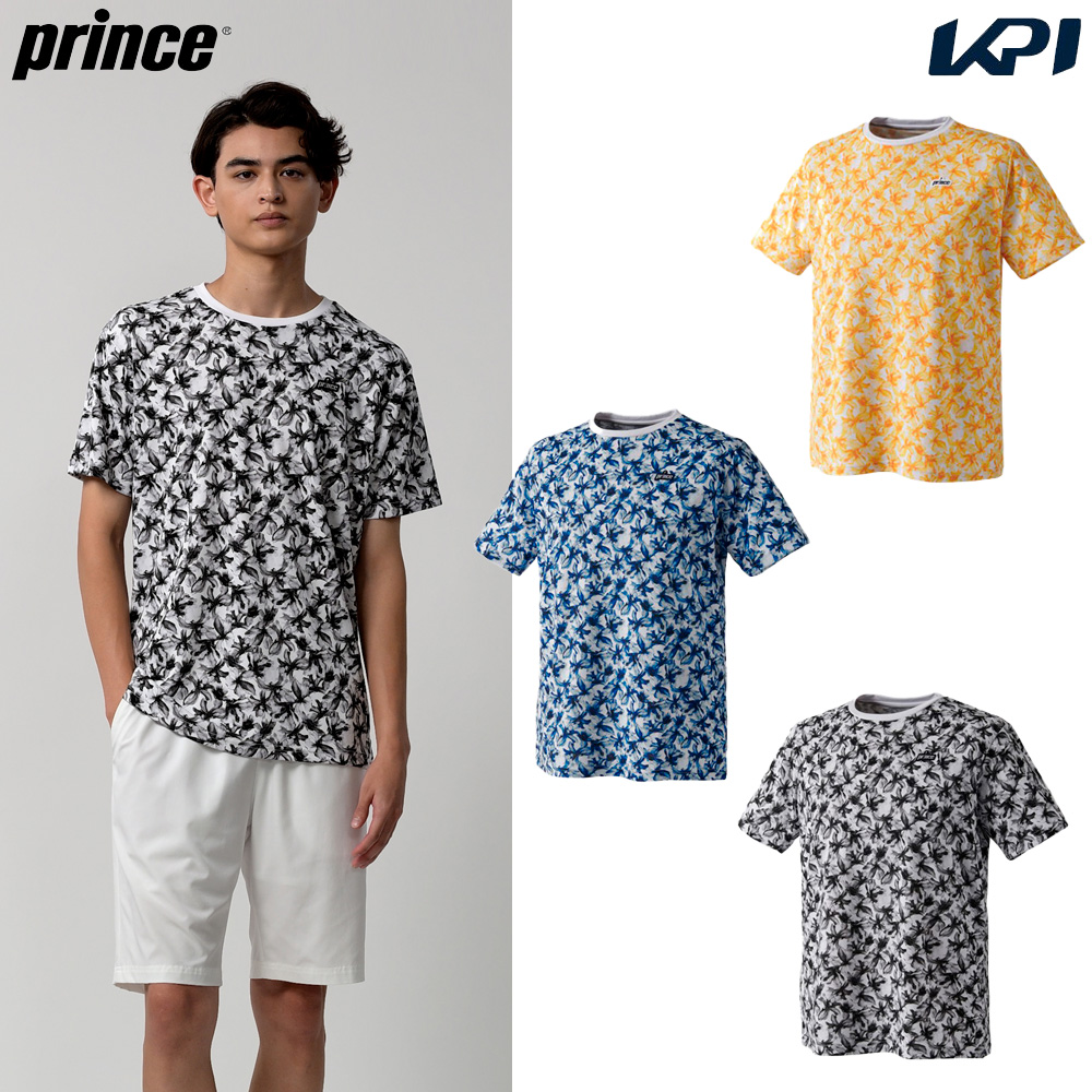 プリンス Prince テニスウェア メンズ   ゲームシャツ MS4008 2024SS