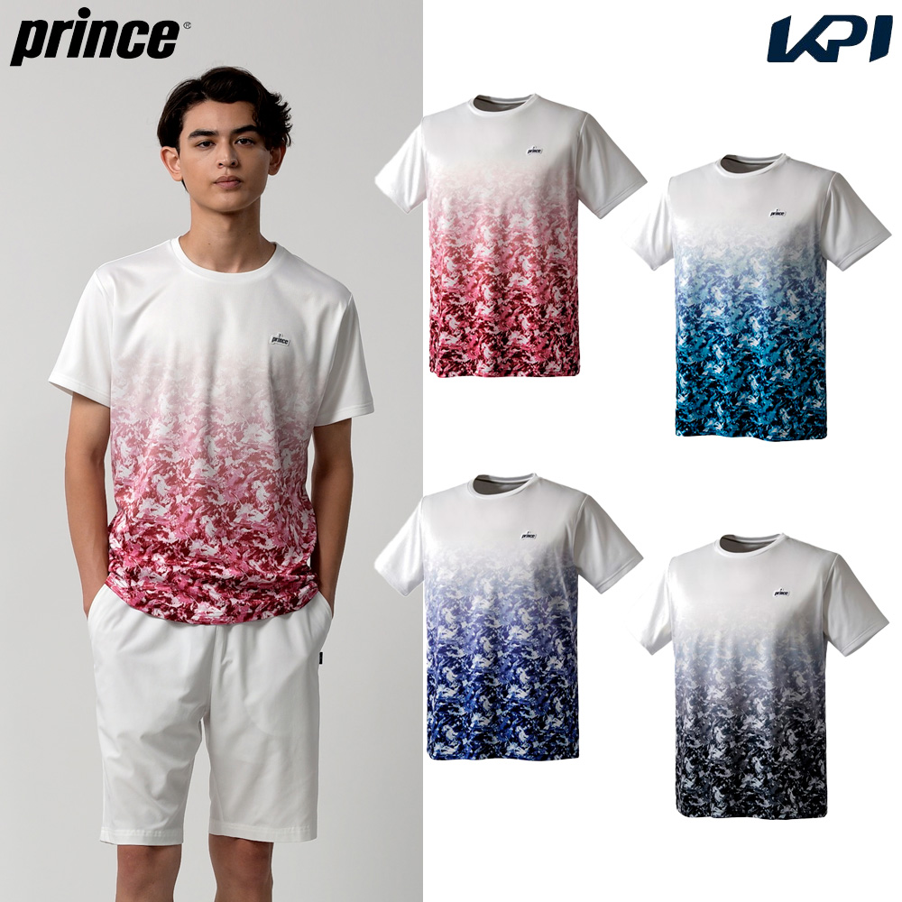 プリンス Prince テニスウェア メンズ   ゲームシャツ MS4014 2024SS
