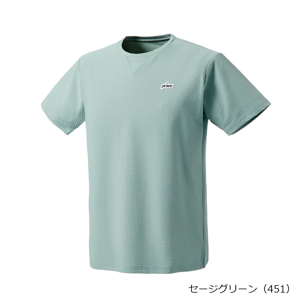 プリンス Prince テニスウェア ユニセックス   「上下セット」ゲームシャツ×ハーフパンツ MS6011-MS6203 2026SS_10
