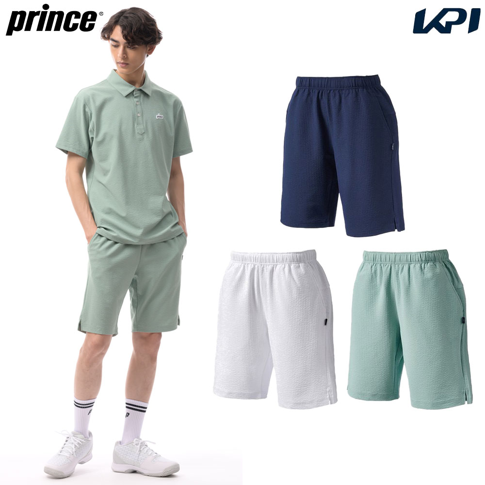 プリンス Prince テニスウェア ユニセックス   「上下セット」ゲームシャツ×ハーフパンツ MS6011-MS6203 2026SS_14