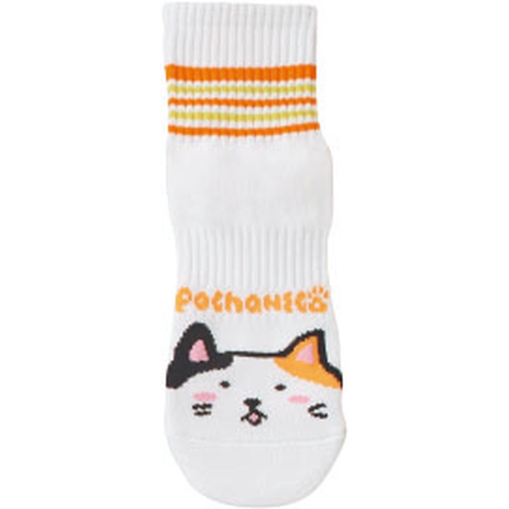 ゴーセン GOSEN テニスウェア  pochaneco ぽちゃ猫 ハーフソックス 22〜25cm NSH03 2020SS | GOSEN | 03