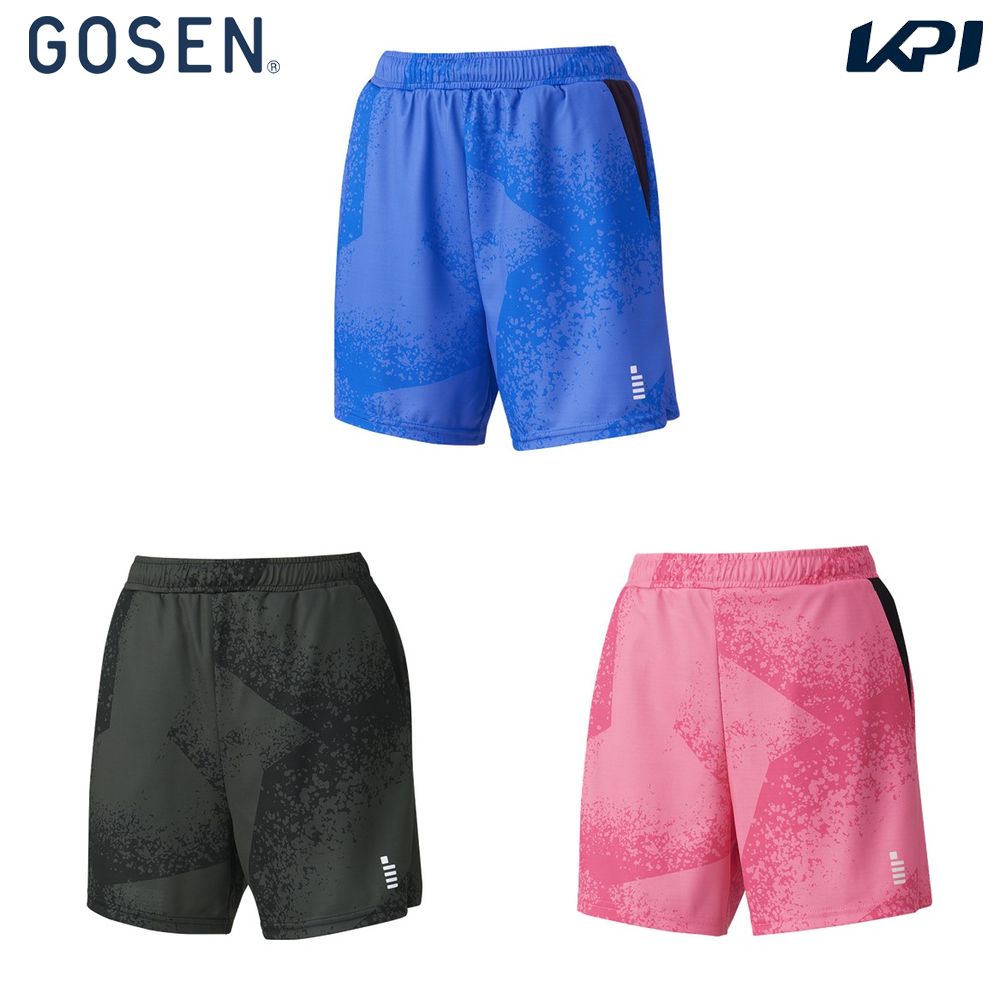 ゴーセン GOSEN テニスウェア レディース   ハーフパンツ PP2401 2024SS