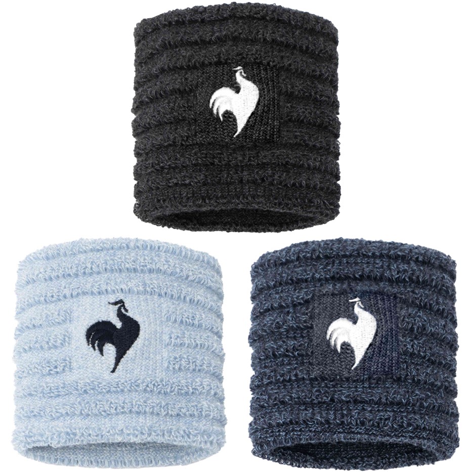 ルコック le coq sportif テニスアクセサリー  パイルボーダーリストバンド QTAVJD21