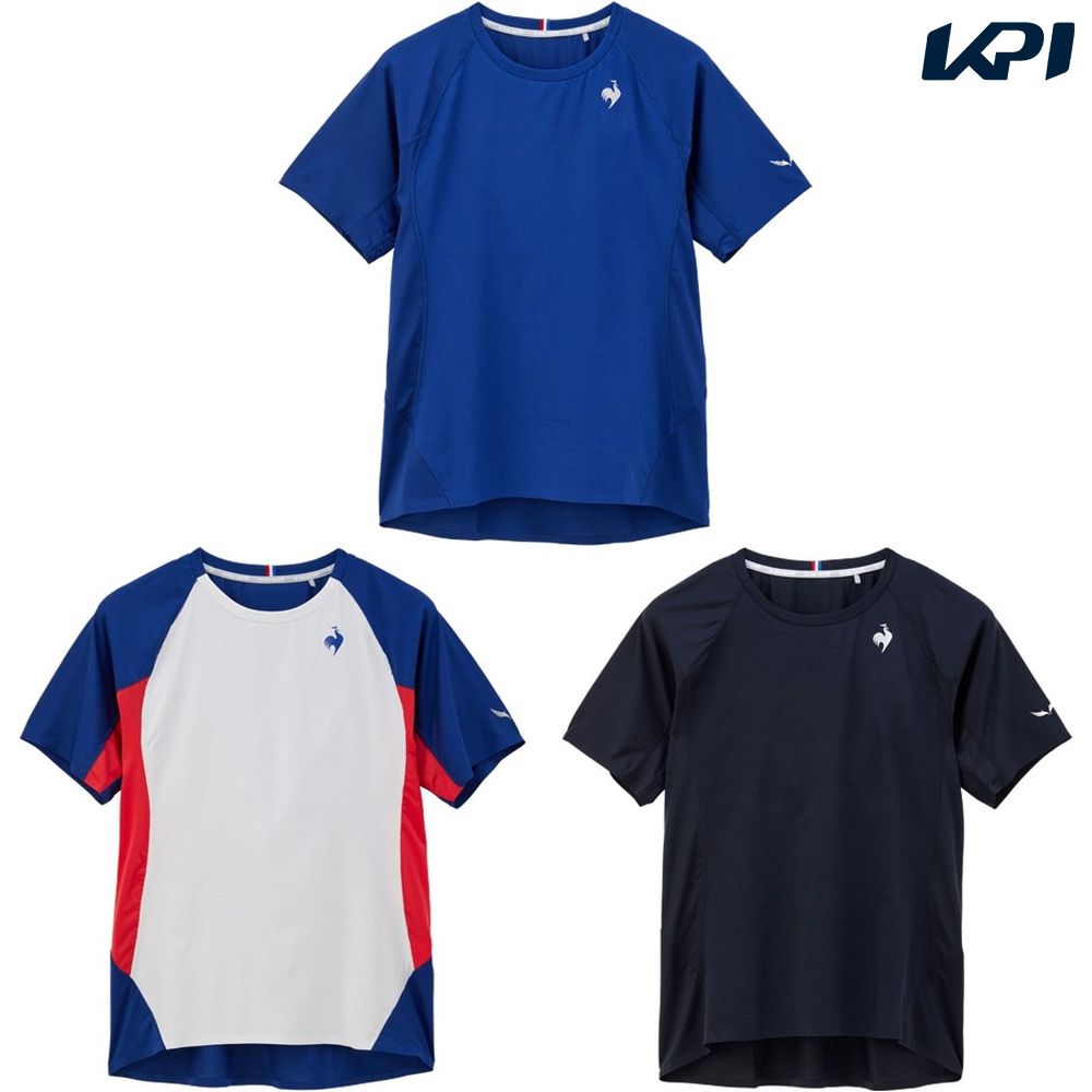 ルコック le coq sportif テニスウェア メンズ   エールフォルム ゲームシャツ QTMXJA01 2024SS